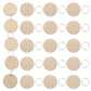 Small Round Wood Discs Wooden Discs 100pcs for Craft Projects