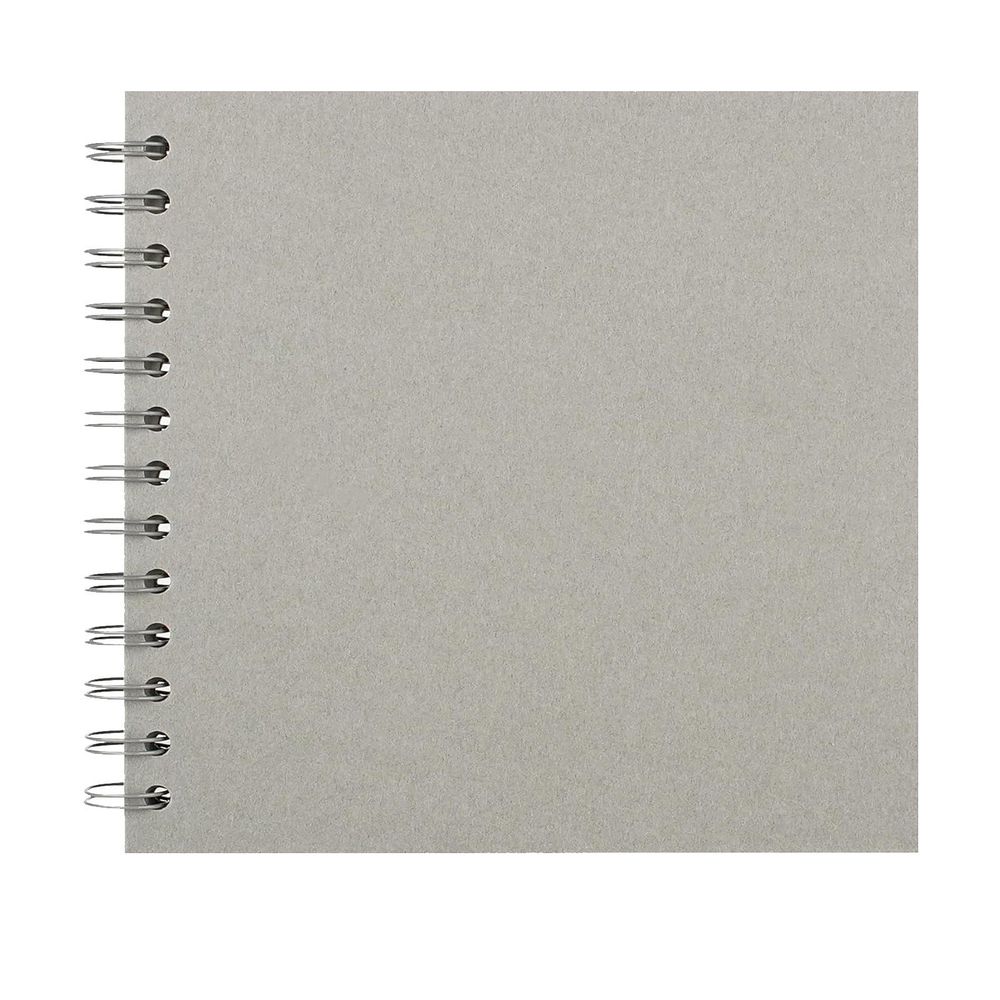 7x7 Inch Hardcover Scrapbook Album, Kraft Paper DIY Memory Book with 20 Sheets for Family, Wedding and Photo Preservation