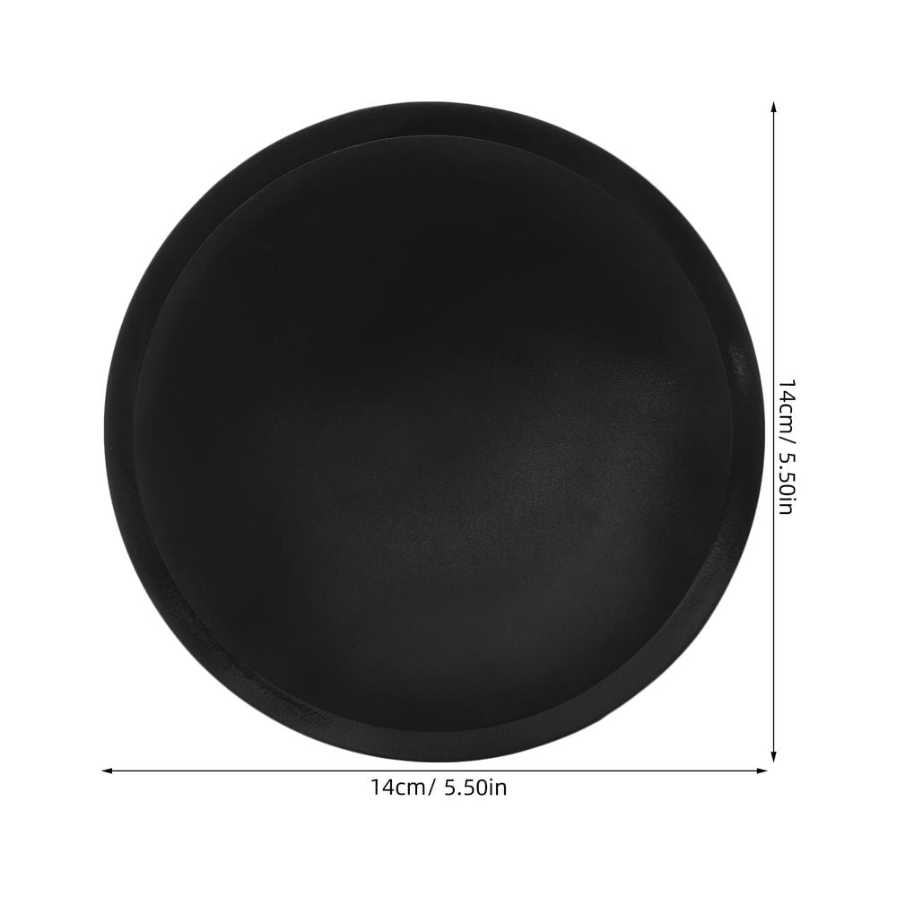 Lightweight Drum Practice Pad Sound Absorbent Pad Black Silicone 1Pack