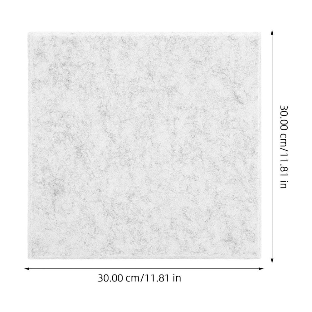6Pcs Grey Felt Bulletin Boards for Wall Sound Insulation and Photo Display with Pin Message Function