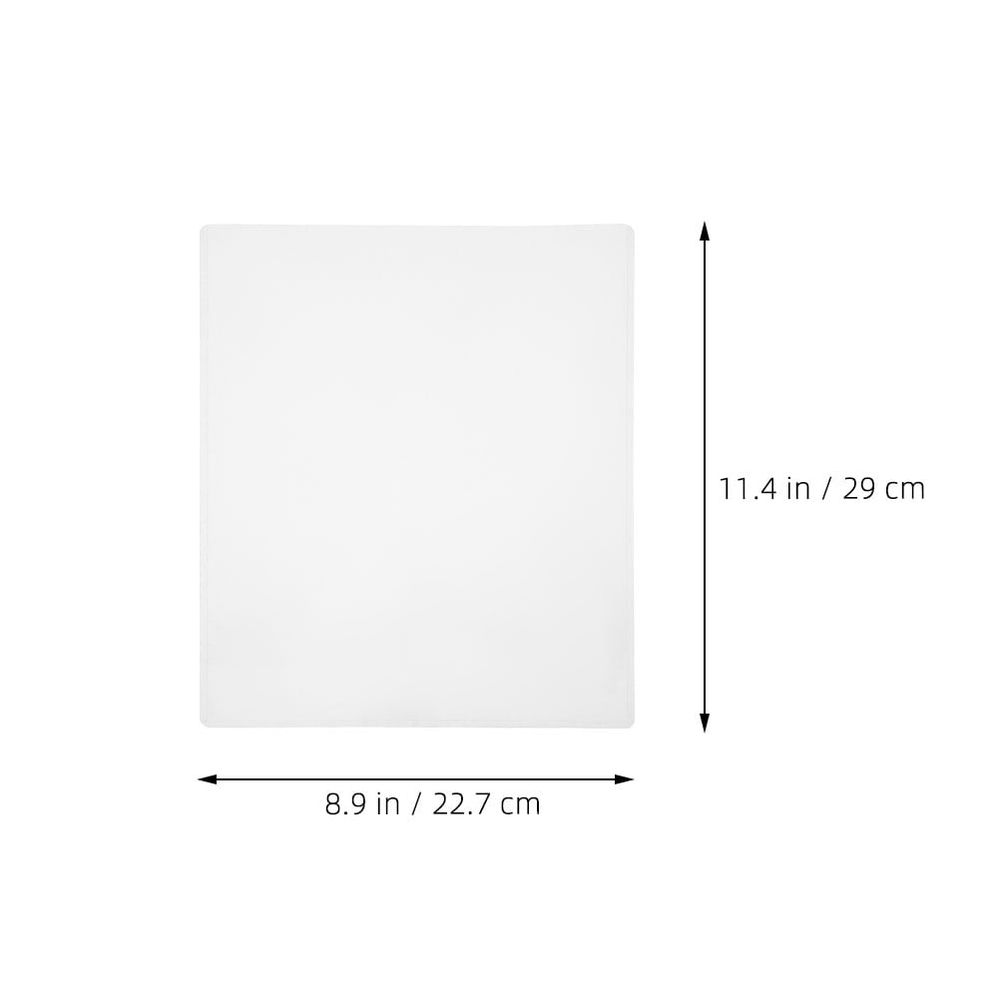 8Pcs Clear Plastic Card Sleeves Flexible Photo Sleeve Protectors for Home and Studio
