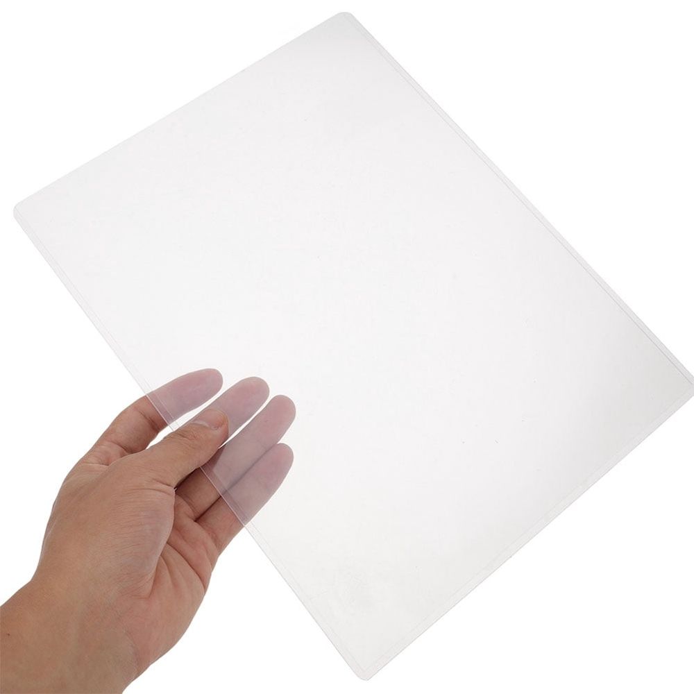 8Pcs Clear Plastic Card Sleeves Flexible Photo Sleeve Protectors for Home and Studio