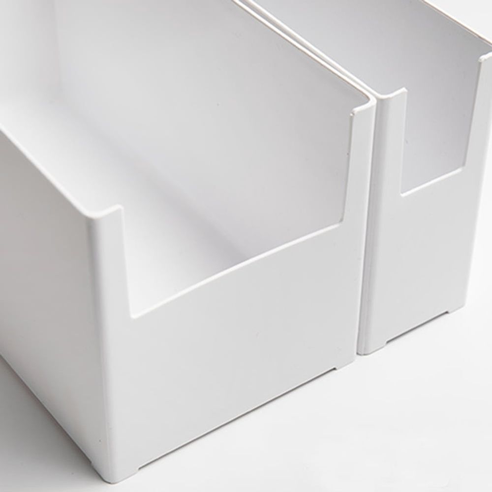 Cabinet Organizer White Plastic Chopstick Holder for Kitchen Use