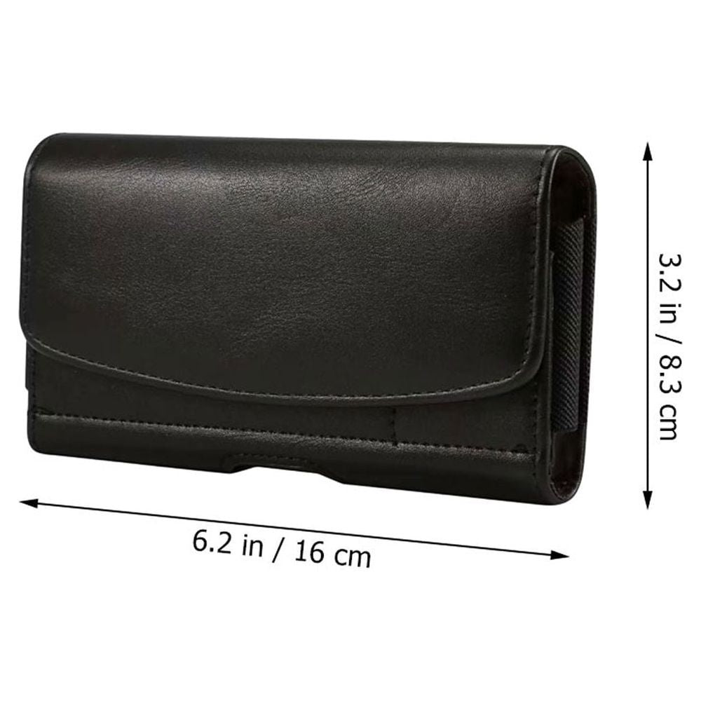 Phone Case with Belt Clip Holder Fits 5.7 to 6.5 Inch Smartphones for Secure Storage and Easy Access