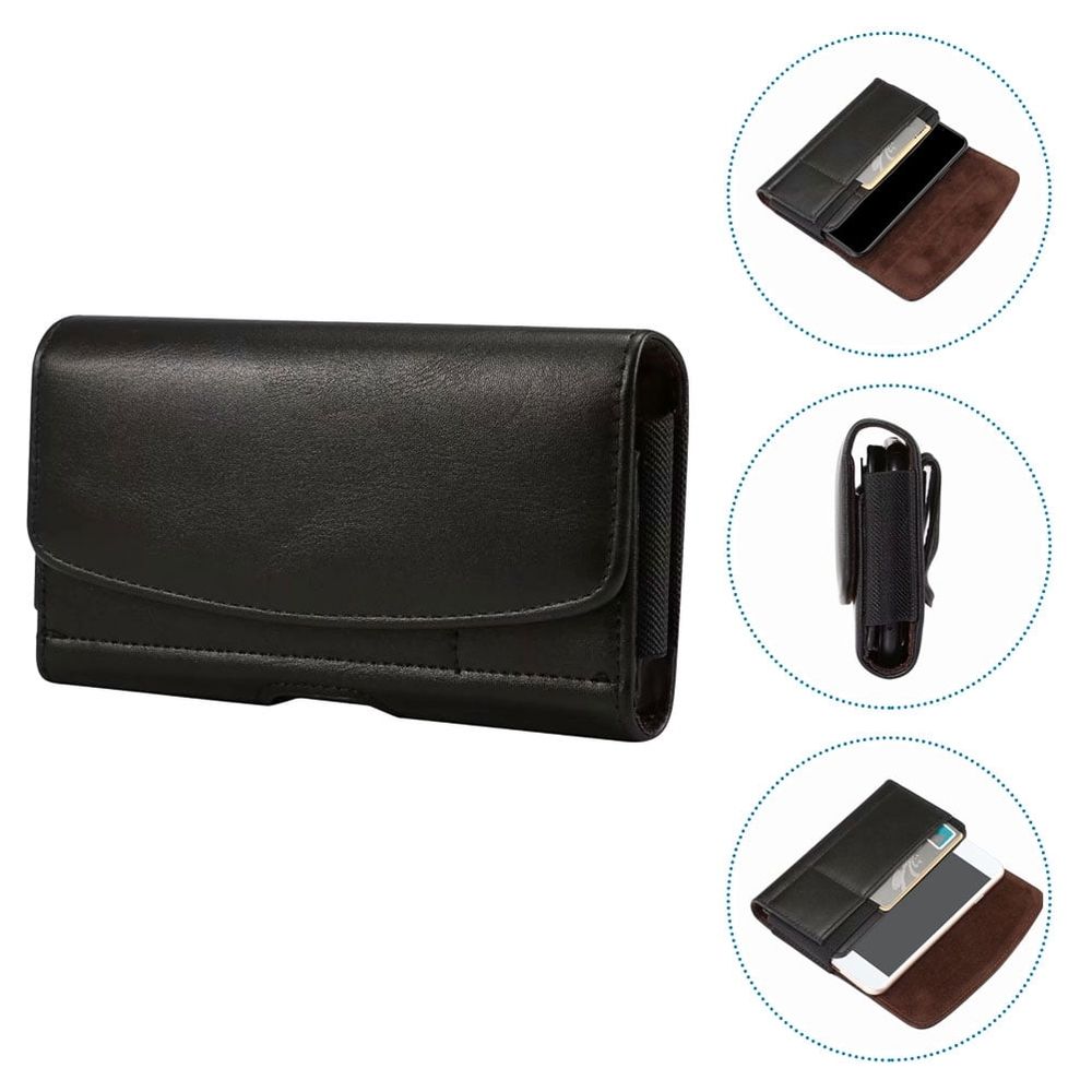 Phone Case with Belt Clip Holder Fits 5.7 to 6.5 Inch Smartphones for Secure Storage and Easy Access