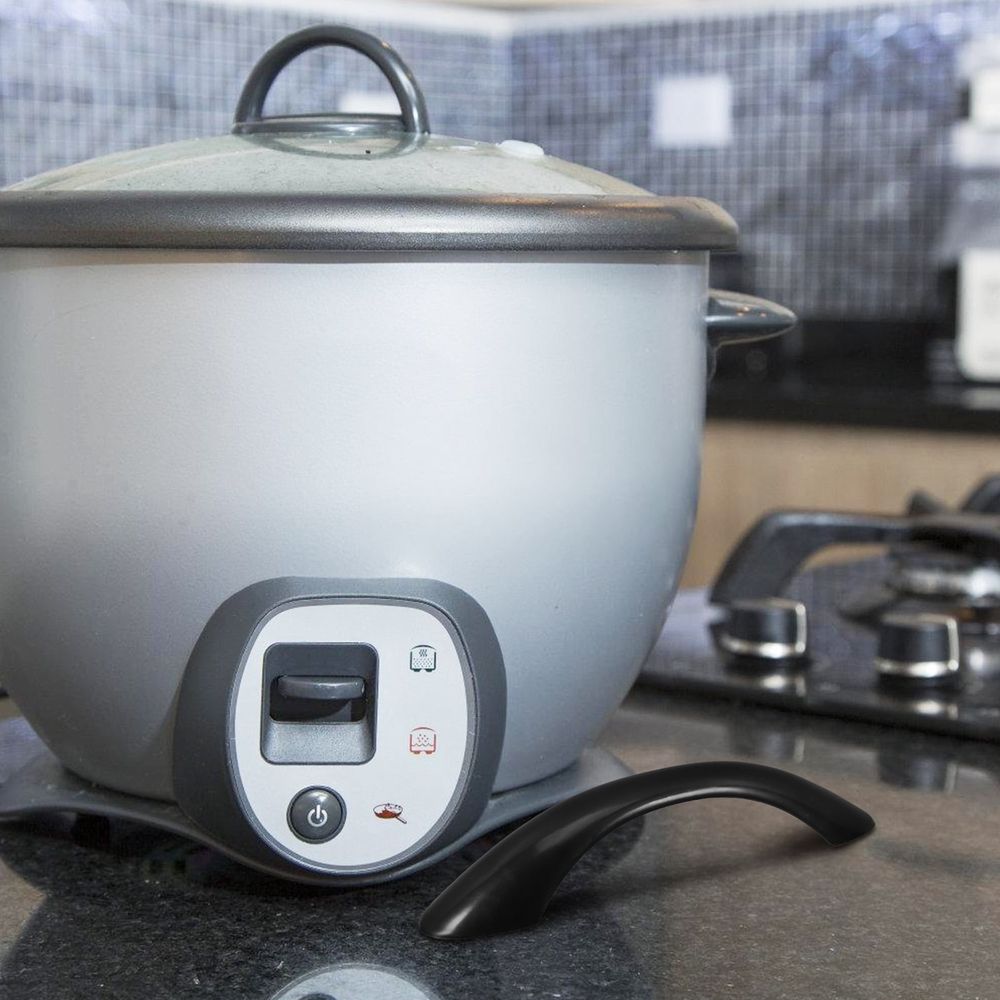 Black Detachable PP Handle for Cookware Ergonomic Design Heat-Resistant Material