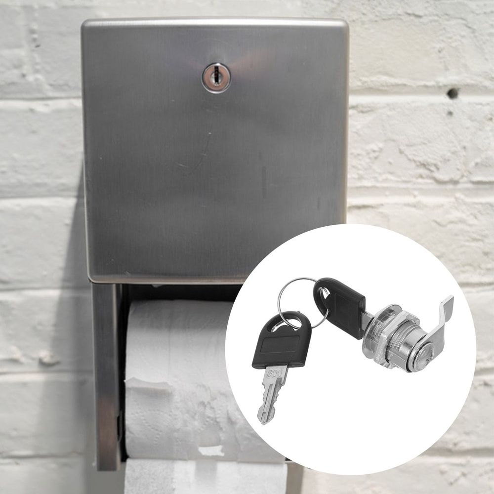 Replacement Key for Jumbo Roll Paper Towel Dispenser Lock, Compatible with Most Brands and Models
