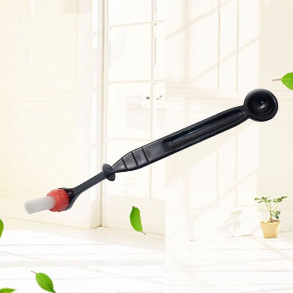 Coffee Machine Cleaning Brush with Angled for Coffee Filter Cleaning, Black, 1 Piece