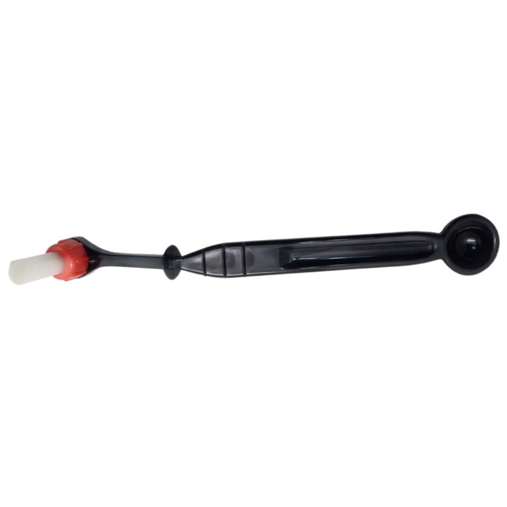 Coffee Machine Cleaning Brush with Angled for Coffee Filter Cleaning, Black, 1 Piece