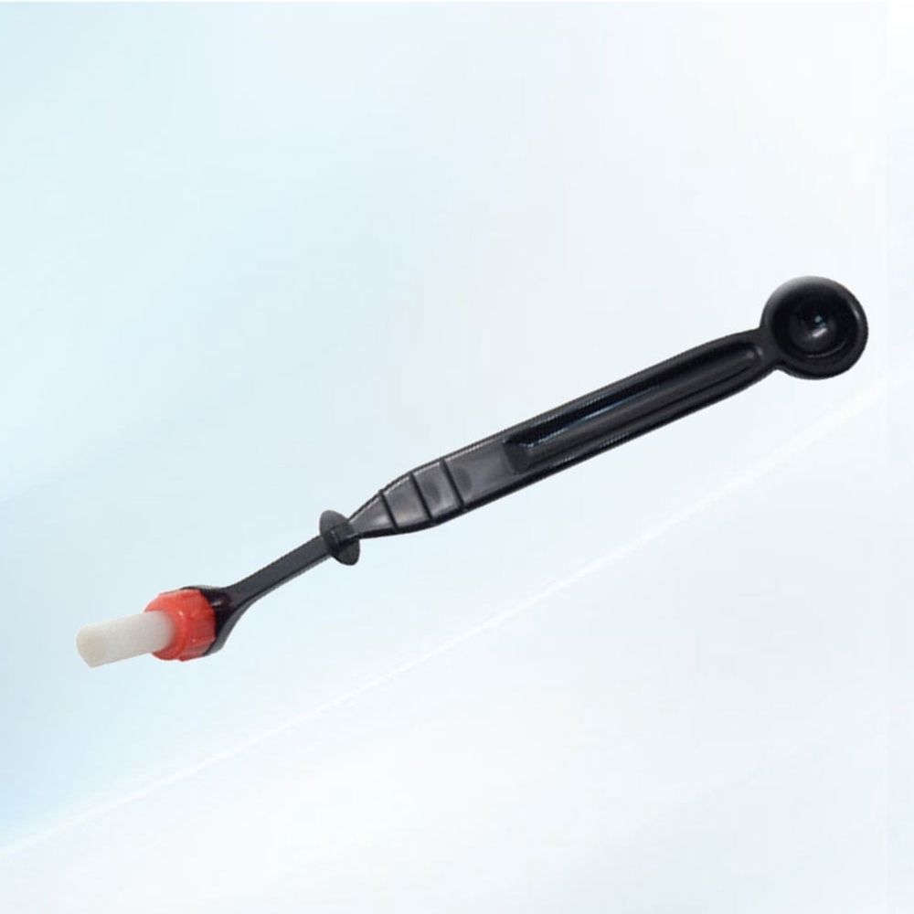 Coffee Machine Cleaning Brush with Angled for Coffee Filter Cleaning, Black, 1 Piece
