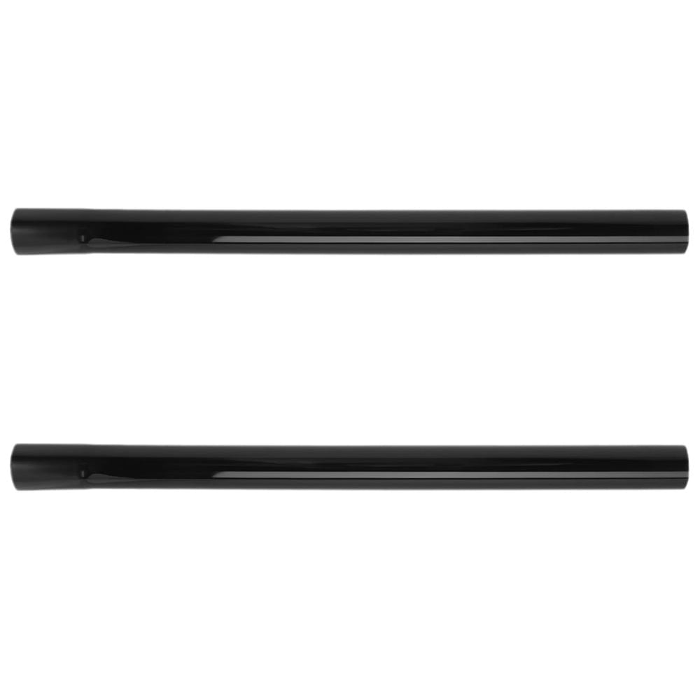 Vacuum Extension Set, 2-Pack Black ABS Tubes, and Smooth for Large Debris Cleaning