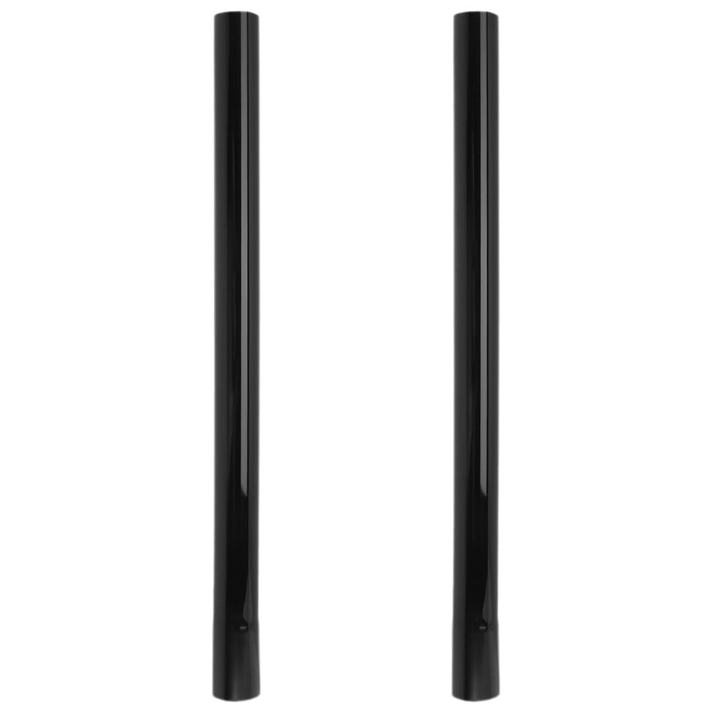Vacuum Extension Set, 2-Pack Black ABS Tubes, and Smooth for Large Debris Cleaning