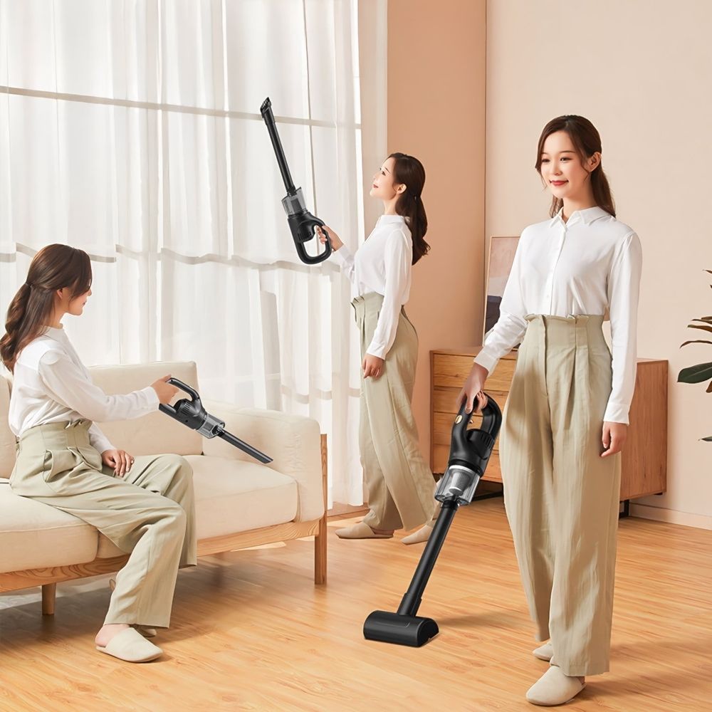 Handheld Vacuum Cleaner - 10.6 x 4.7 x 3in, Wireless Rechargeable with 10KPA Suction for Home, Car & Pet Hair