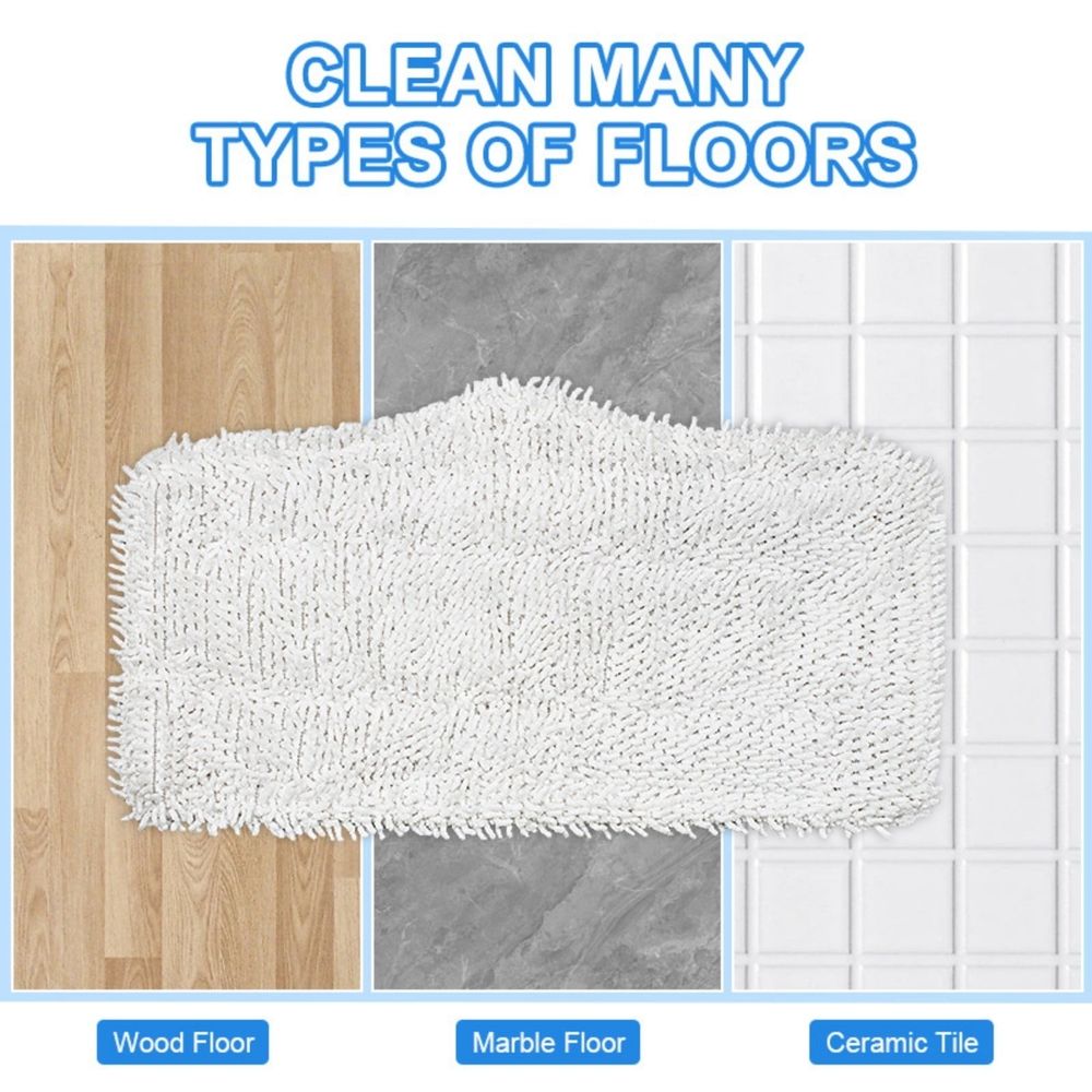 Microfiber Mop Pads Replacement For Steam Mops High Absorbency Easy To Attach Fit Cedar Spray Mop Replacement Bottle Flat Mop Swifter Sweeper Dry Kimono Cedar Mop Replacement Sponge Mop for Hardwood