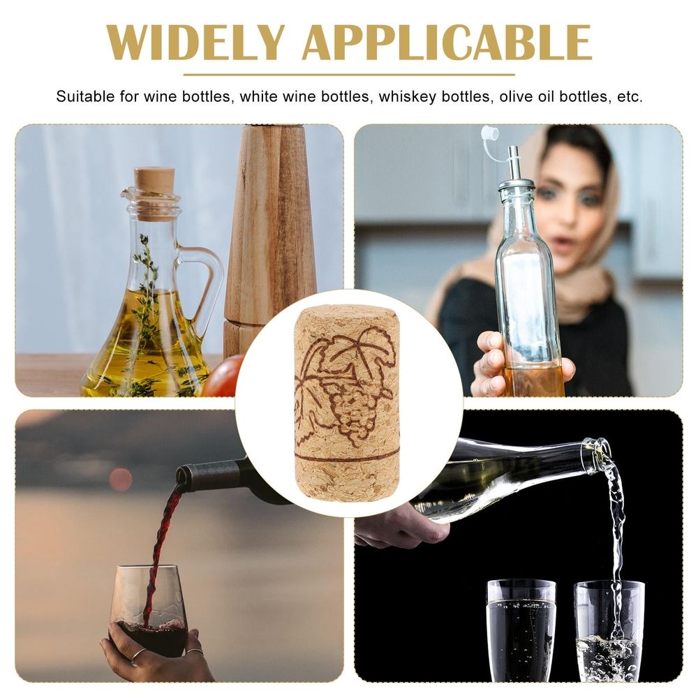 25pcs Reusable Wine Bottle Stoppers Cork Sealing Plugs for Wine Bottles Caps Set