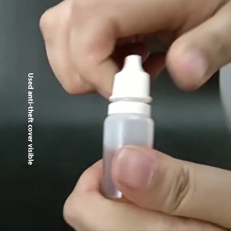 10 PCS Empty Plastic Squeezable Dropper Bottle Portable Empty Squeezable Dropper Bottle Container