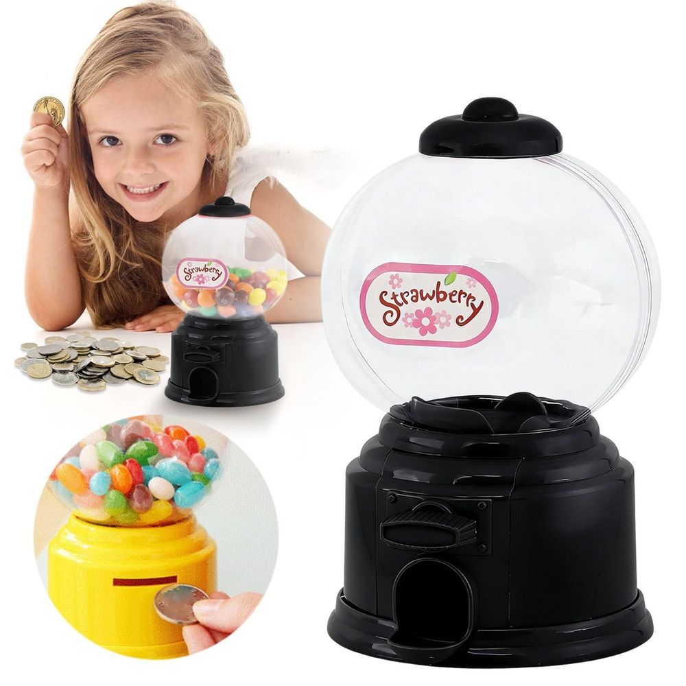 Dispenser Candy Dispenser,Plastic Candy Machine,3.34'x5.7' Twisting Box Candy Dispenser,Desktop Candy Dispenser Creative Snack Storage Toy,For Wedding Bridal Birthday Candy Jars Decor(Green2)