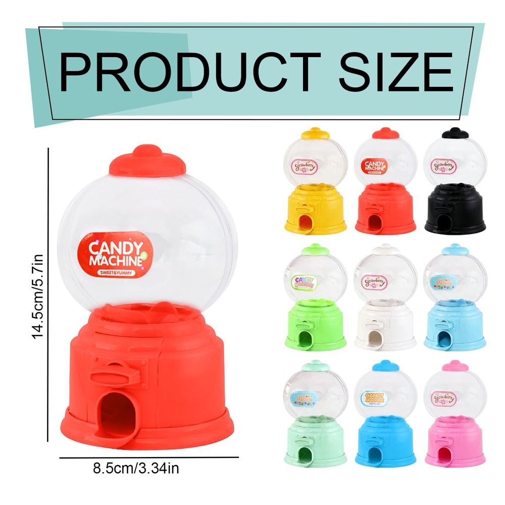 Dispenser Candy Dispenser,Plastic Candy Machine,3.34'x5.7' Twisting Box Candy Dispenser,Desktop Candy Dispenser Creative Snack Storage Toy,For Wedding Bridal Birthday Candy Jars Decor(Green2)