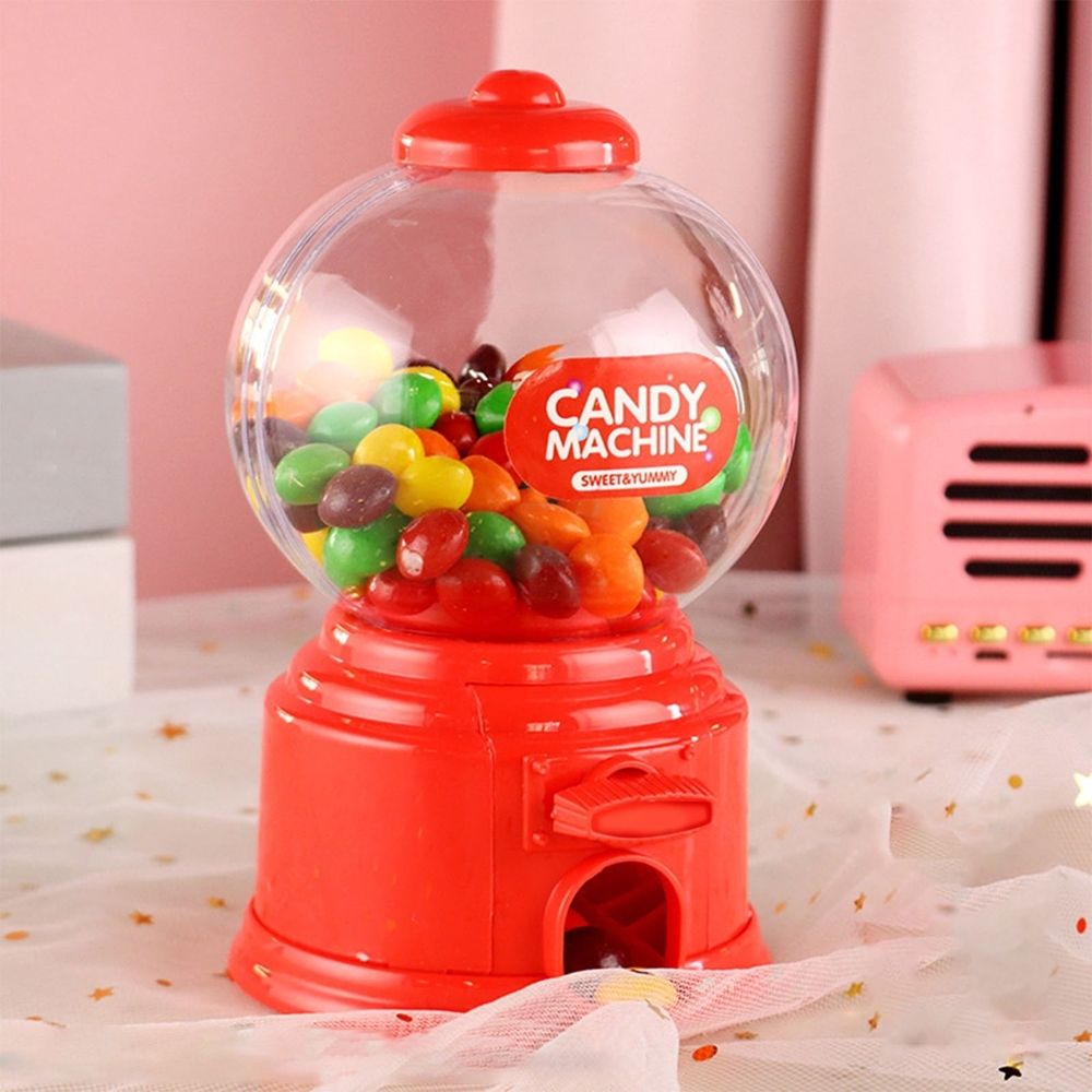 Dispenser Candy Dispenser,Plastic Candy Machine,3.34'x5.7' Twisting Box Candy Dispenser,Desktop Candy Dispenser Creative Snack Storage Toy,For Wedding Bridal Birthday Candy Jars Decor(Green2)