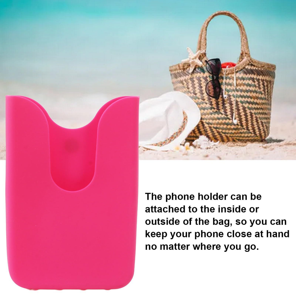 Beach Bag Phone Holder