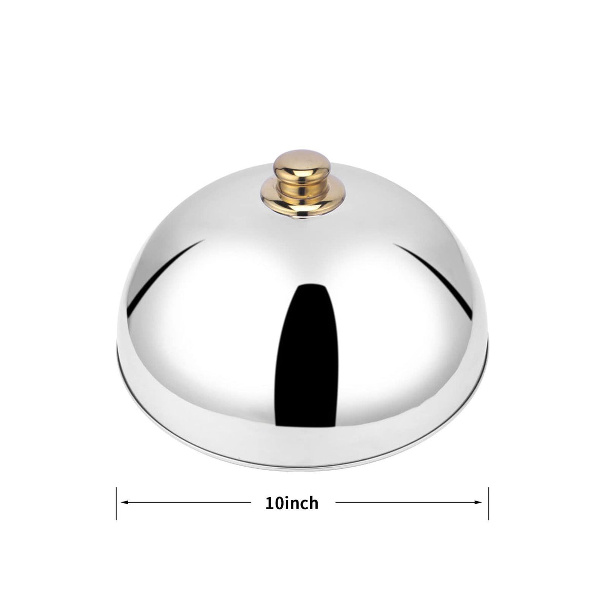 Stainless Steel Dish Food Cover, Dome Plate Covers to Keep Food Warm,Reusable Dining Table Food Lid Dish Cover