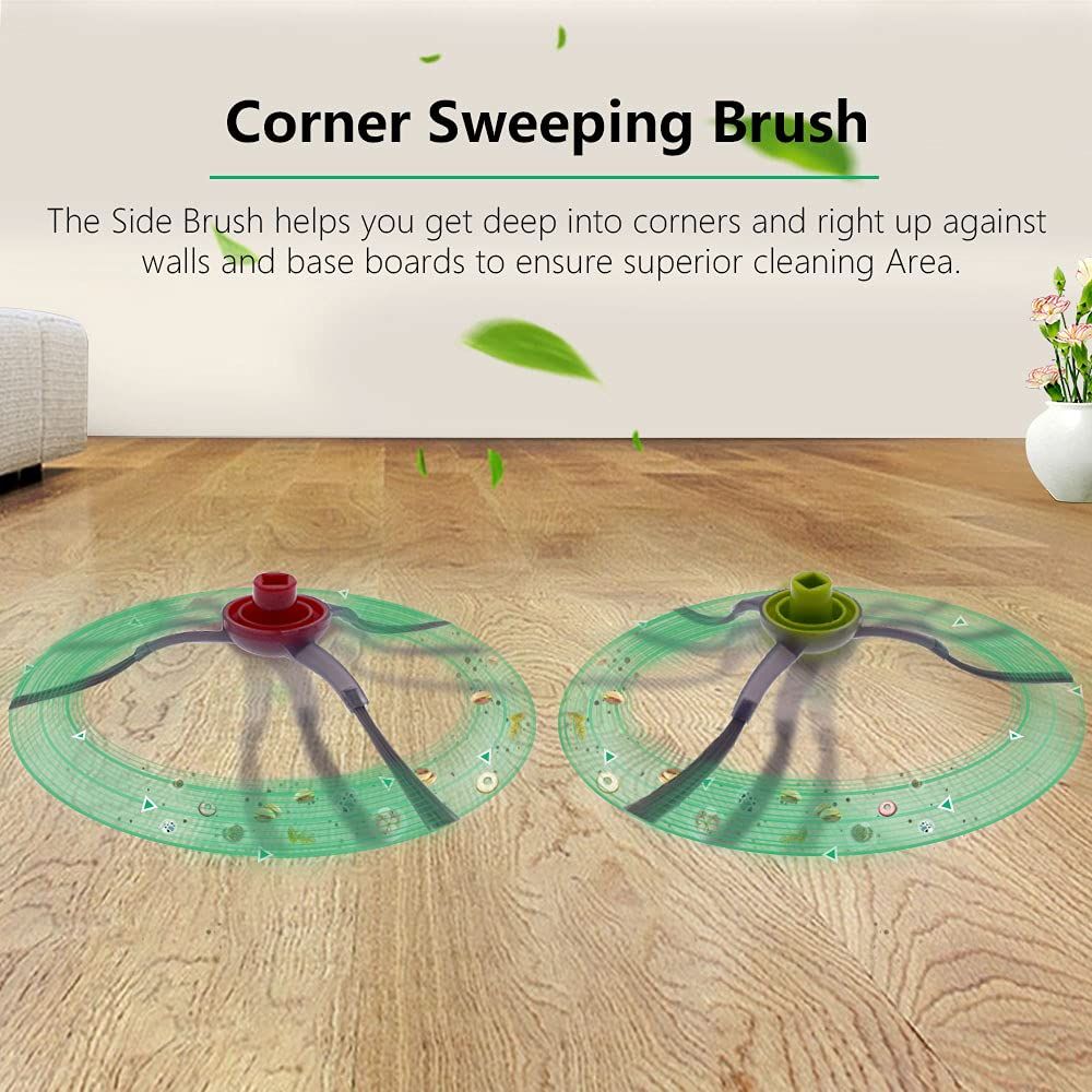 Replacement Compatible with Robot Vacuum Parts with 1 Roller Brush 1 Filters 2 Side Brushes
Filter Side Brushes Replacement parts
