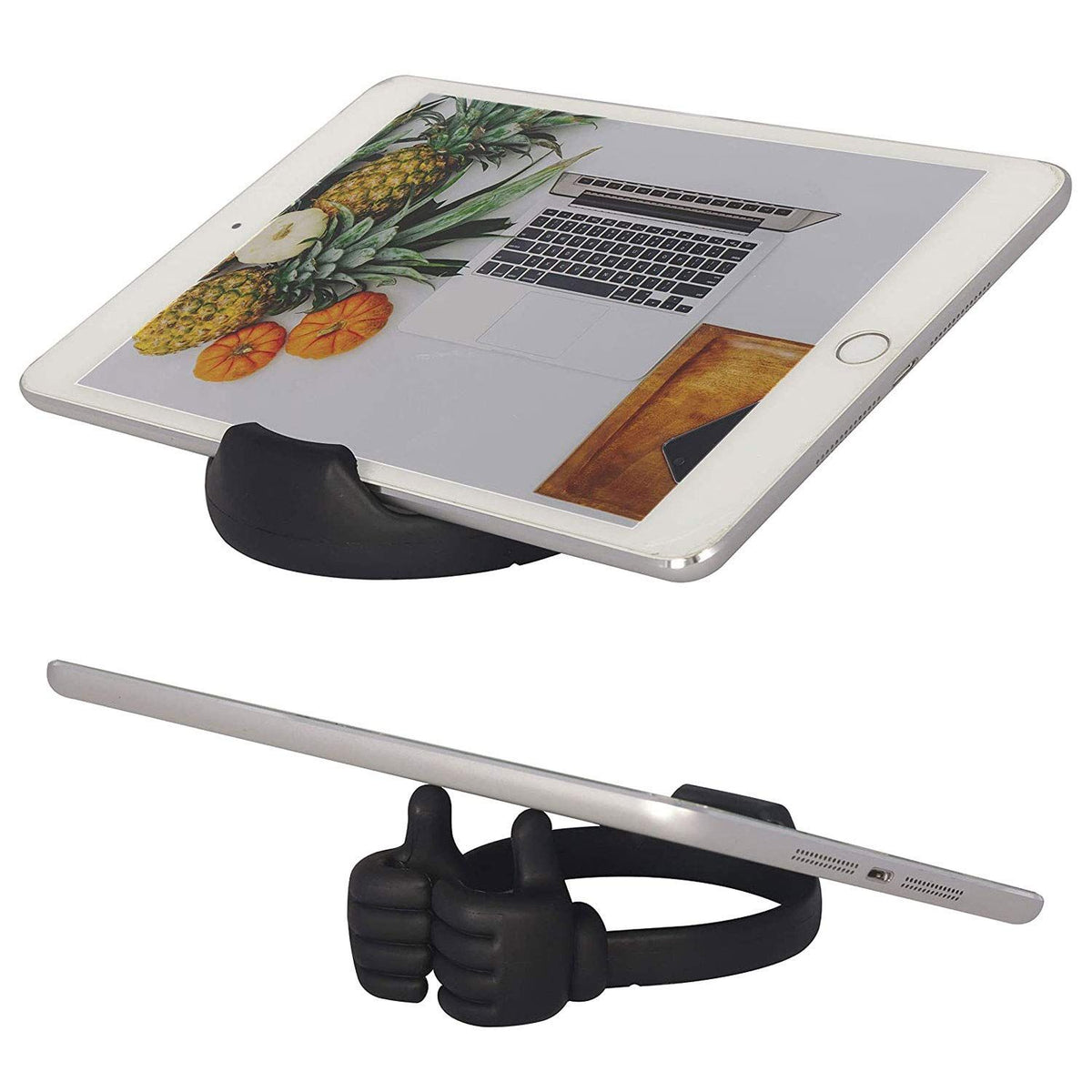 Thumbs Up Cell Phone Holder for Desk, Universal Flexible Cell Phone Stand for Tablet Holder, Cellphone Holder Smartphone(Black)
