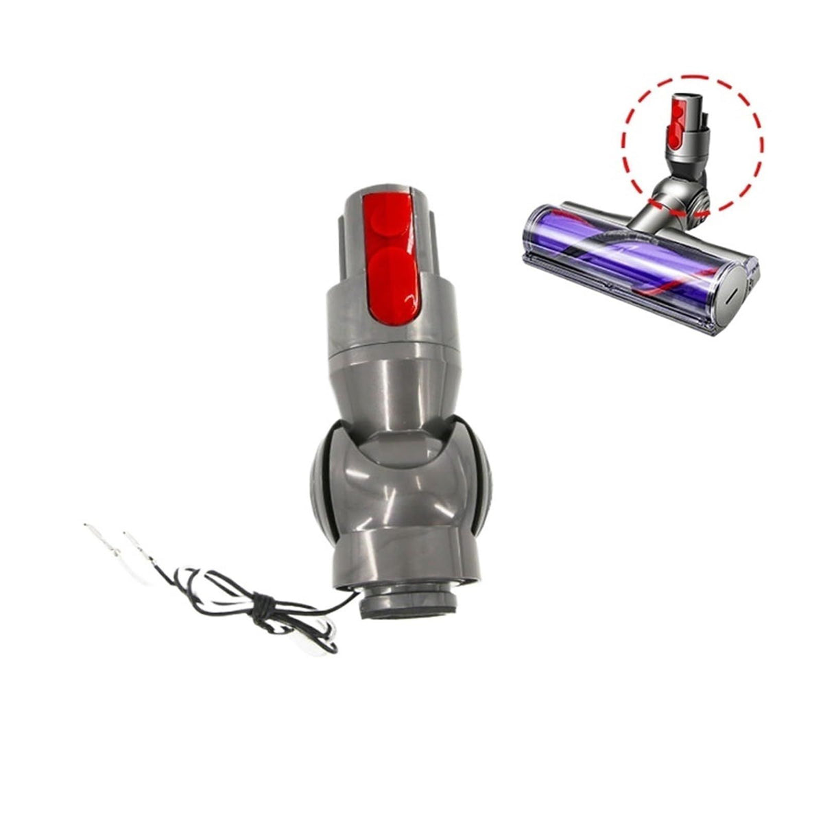 Floor Brush Replacement Accessory Connector Vacuum Cleaner Direct Drive Head Connector，Floor Brush Replace Accessories Connecto