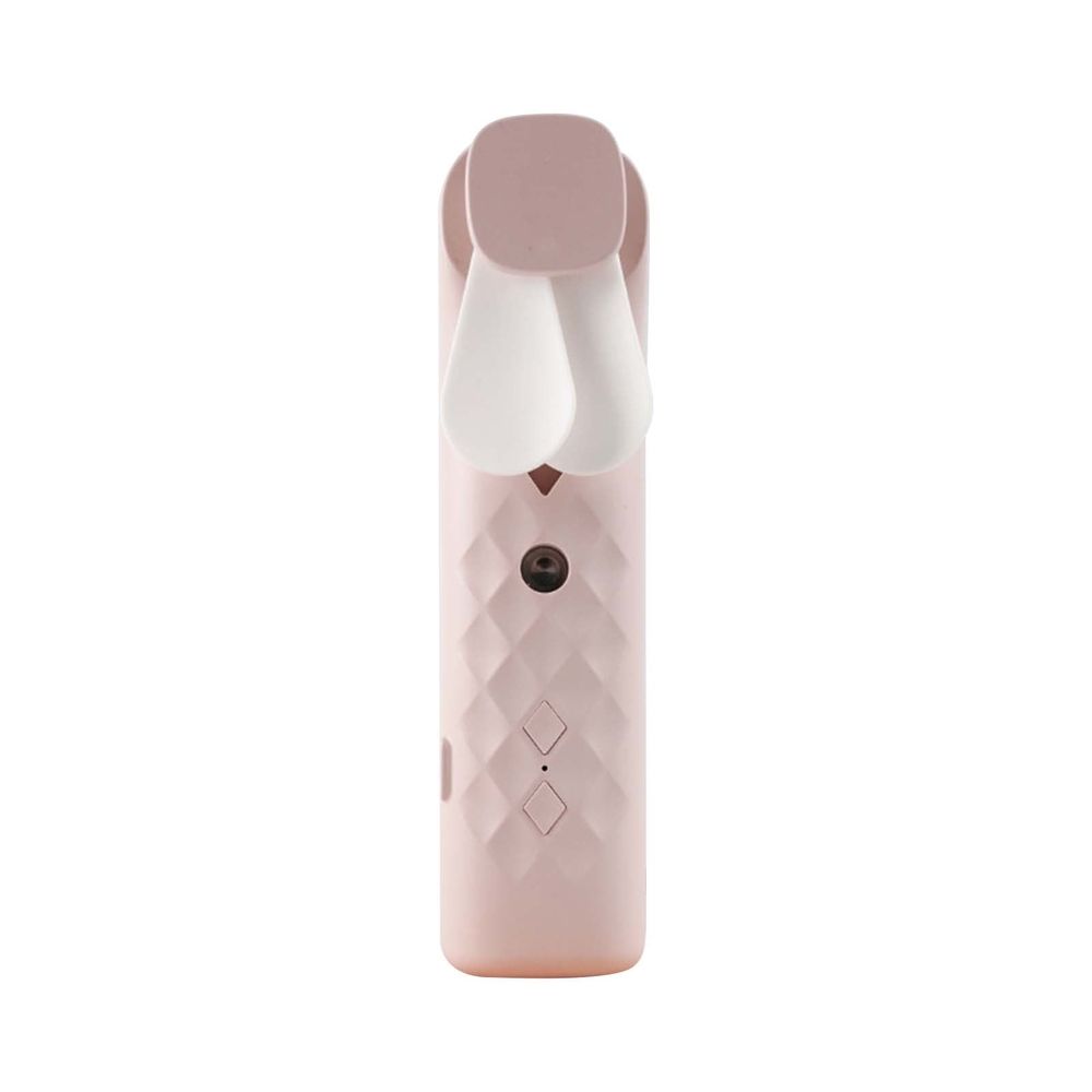 Quiet Portable Water-Cooled Fan, 3 Wind Speeds, Desktop Air Cooler for Home Dorm Desk Bedroom(Pink)