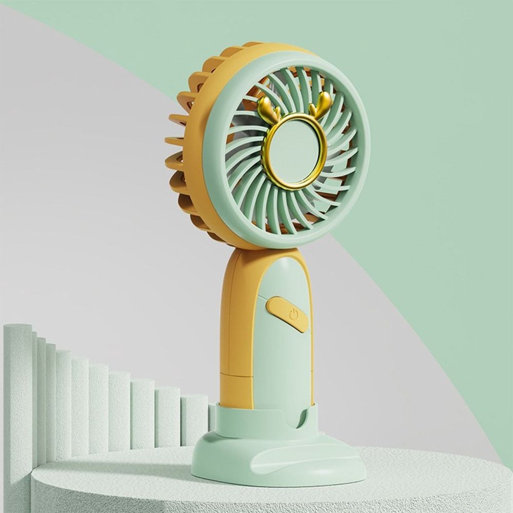 Portable Handheld Fan, Lightweight Portable, Summer Essential Tool, Yellow