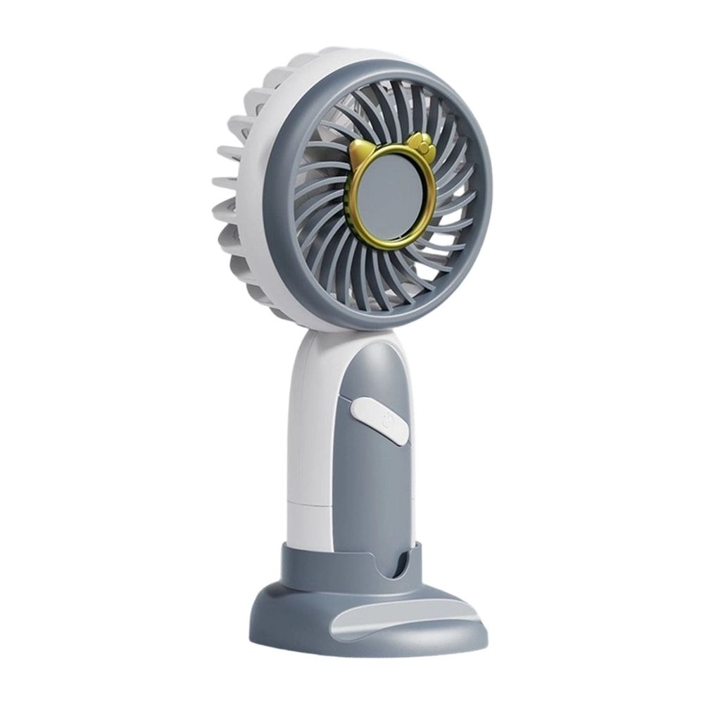 Portable Fan Handheld Mini Fan, Cute Student Style, Easy Portable Carry, Gray