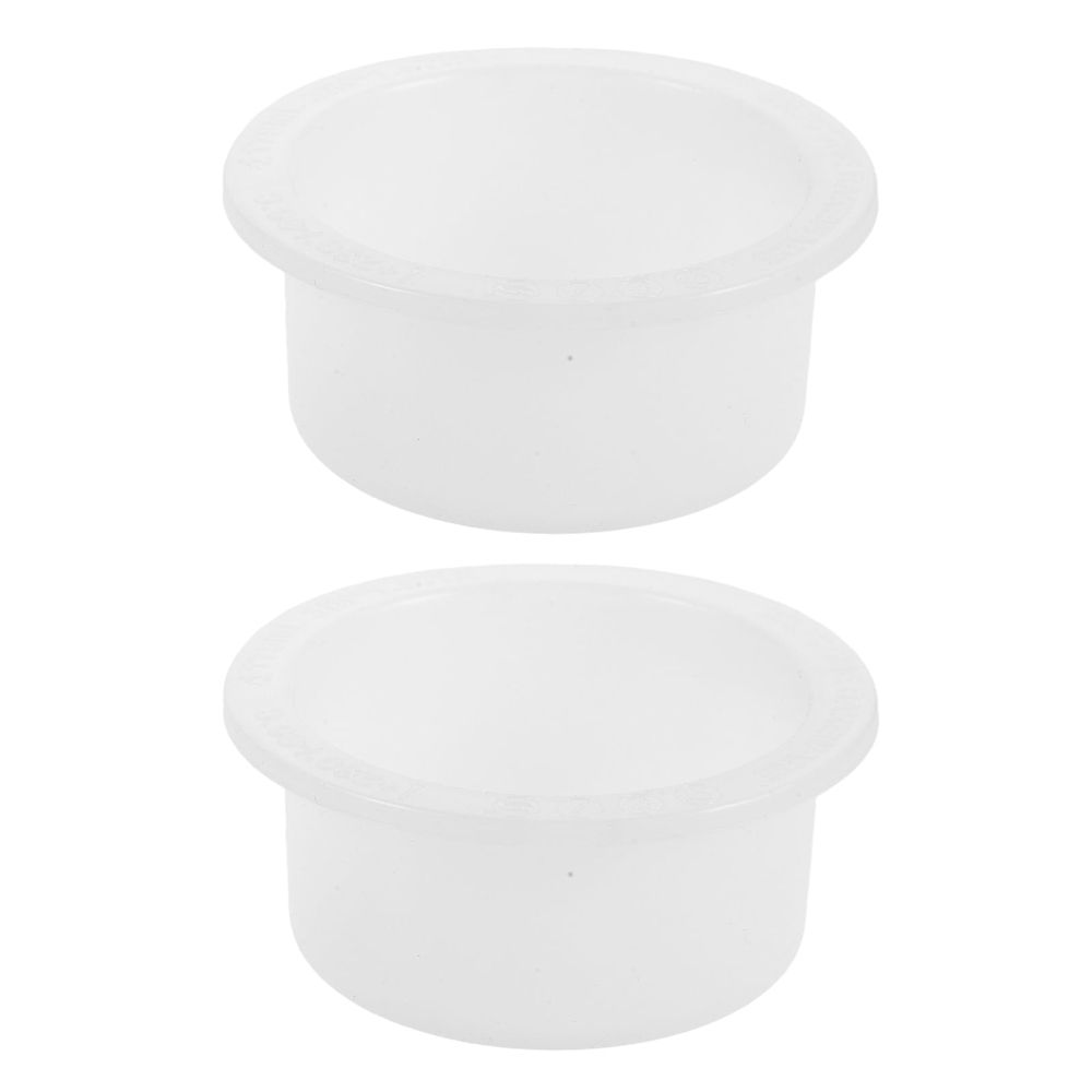 2Pcs White Silicone Wax Heater Tray Replacement for Universal Wax Melt Warmer Accessories