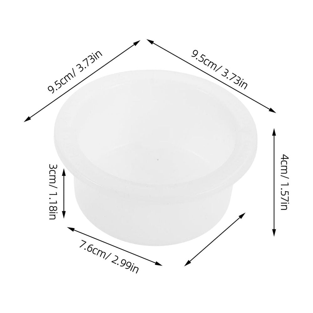 2Pcs White Silicone Wax Heater Tray Replacement for Universal Wax Melt Warmer Accessories