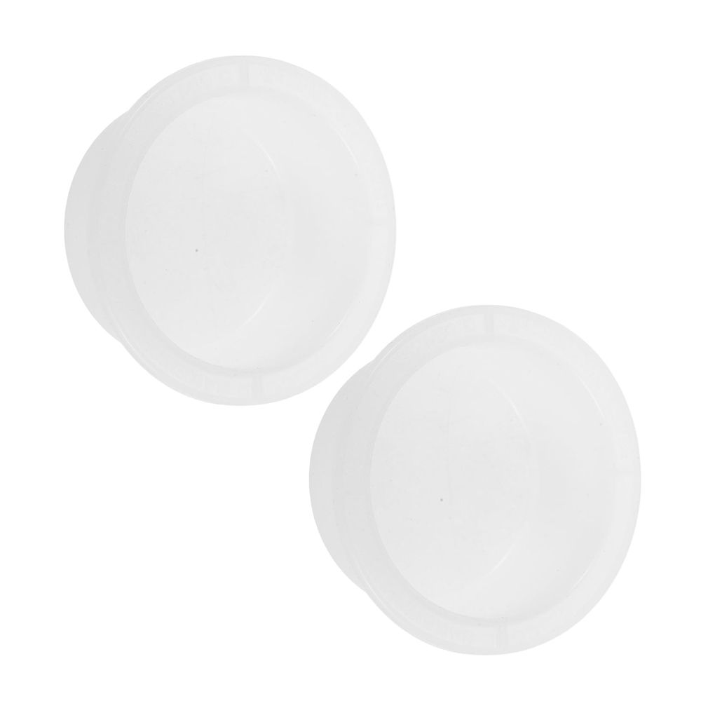 2Pcs White Silicone Wax Heater Tray Replacement for Universal Wax Melt Warmer Accessories