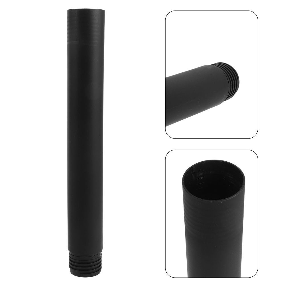 Black Plastic Fan Extension Pole Replacement for Pedestal Fan Stand Support Stability