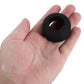 2Pcs Black Baseball Bat Shock Absorbing Choke Up Rings for Balanced Swing and Quick Installation