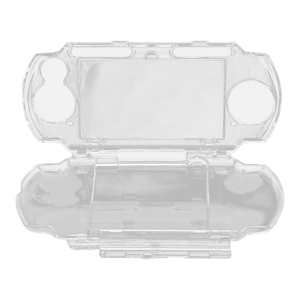 Protective Case Stylish Prevent Slipping Shockproof Transparent Protective Shell with Movie Bracket for PSP