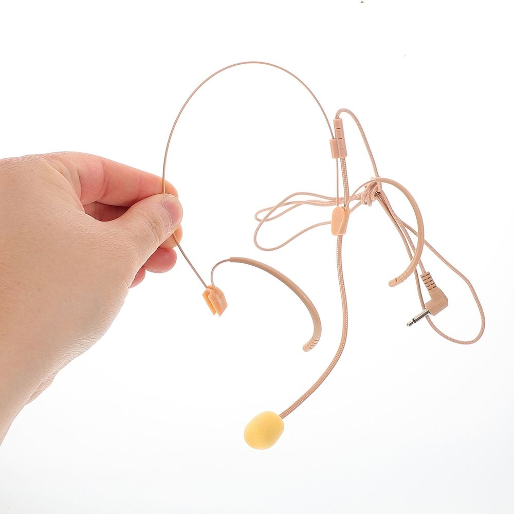 Lightweight Adjustable Headset Microphone for Singing KTV Karaoke, Plastic Design, 1 Piece