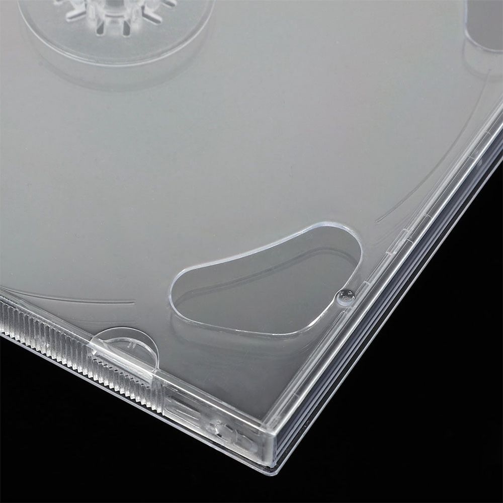 4Pcs Transparent Disc Storage Organizer Box