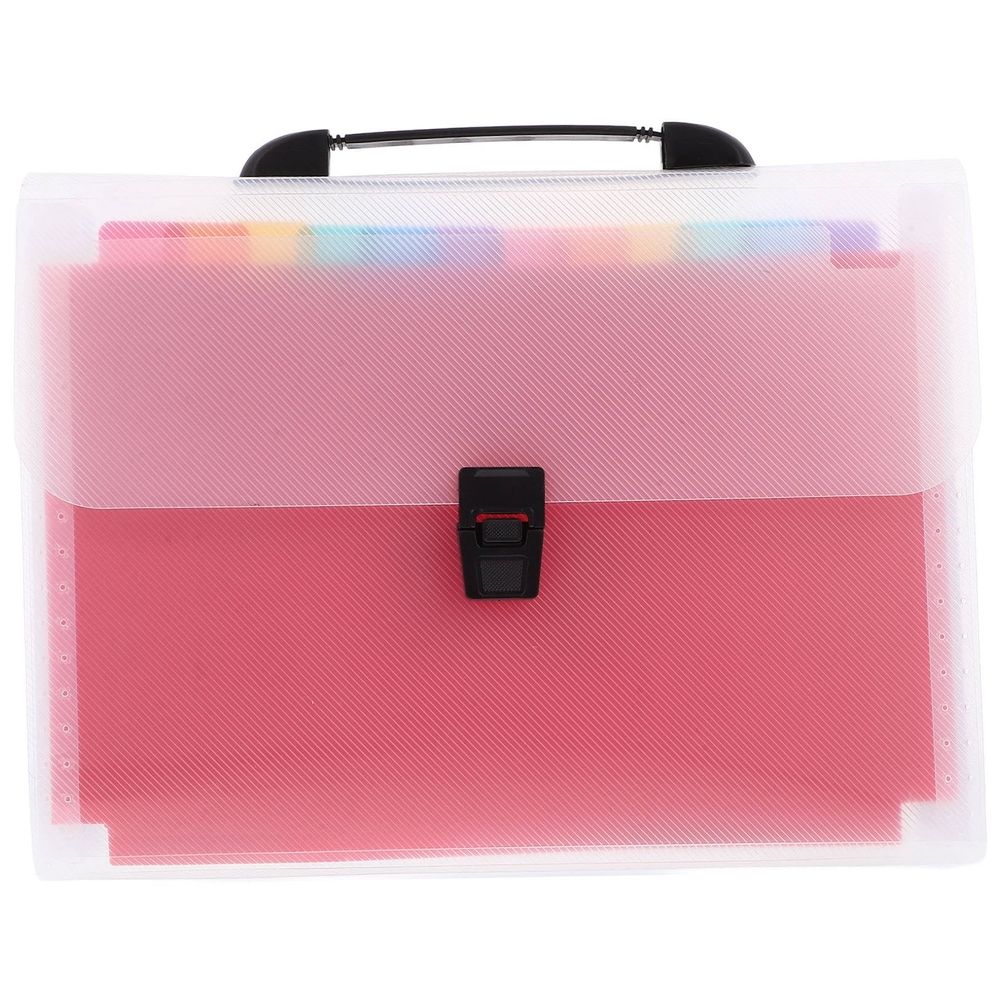 Multipurpose File Organizer Transparent PVC ABS Lightweight Office Use