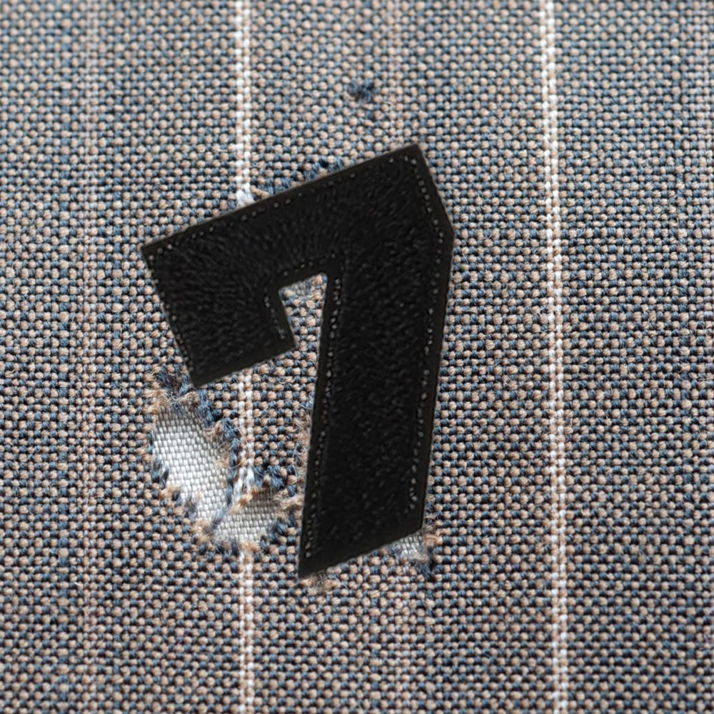 30Pcs Number Iron on Patches Black Embroidered Clothing Repair Appliques