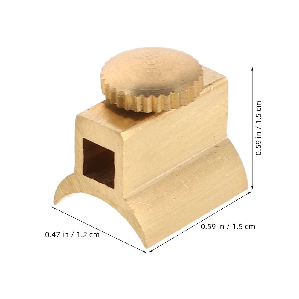 2Pcs Brass Flute Adjustment Screws with Wear Resistant Copper for Stable Tuning