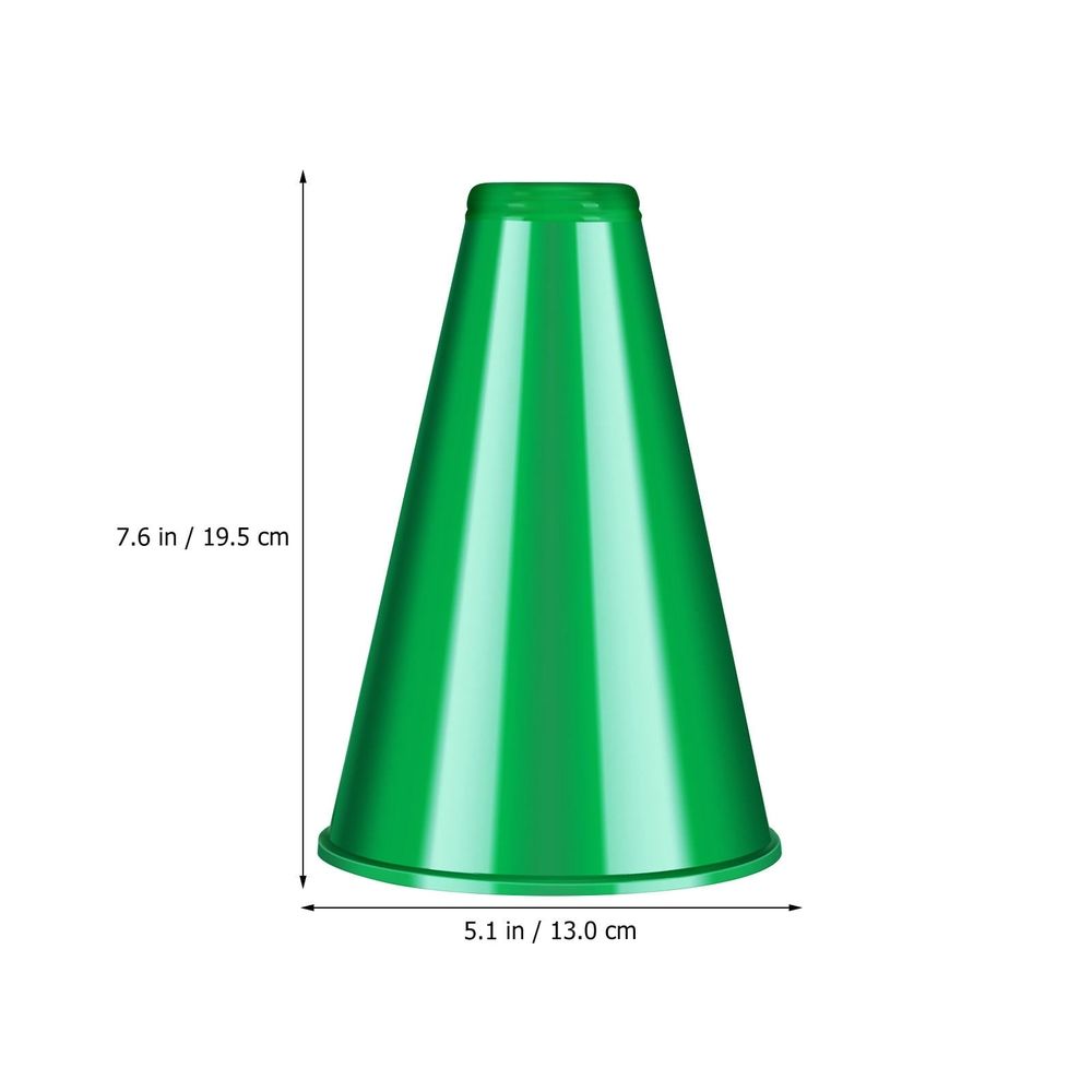 Green Plastic for Loud Clear Sound 6Pcs