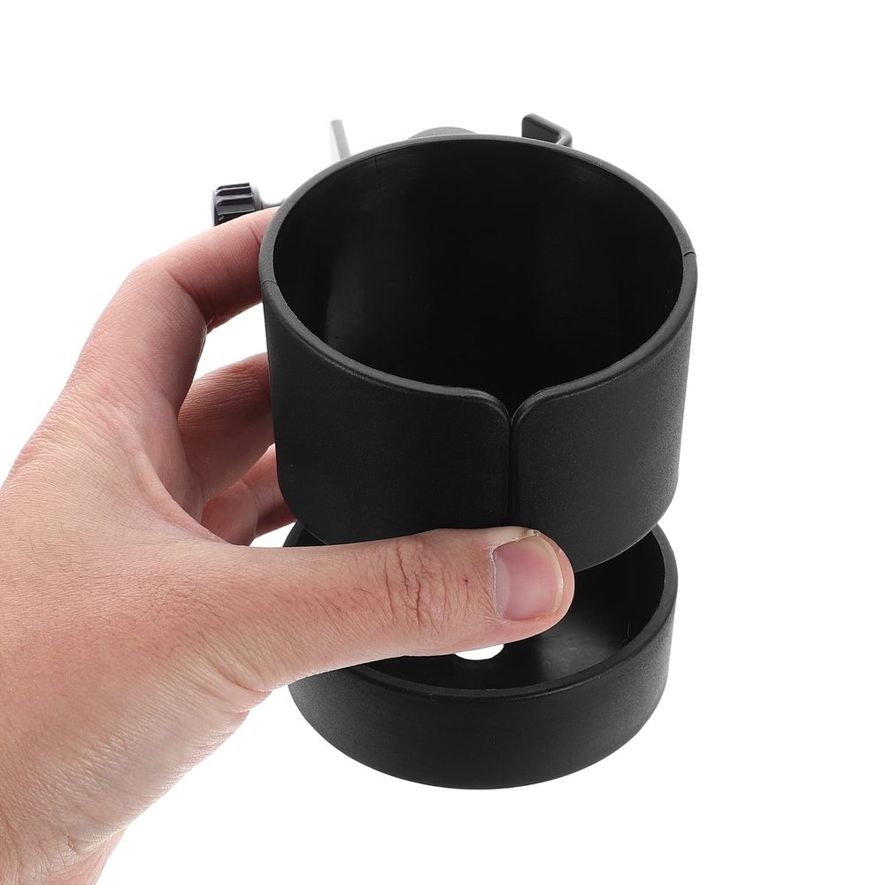 Multifunctional Black Clamp- Cup Holder for Music Stand and Microphone Stand Accessories