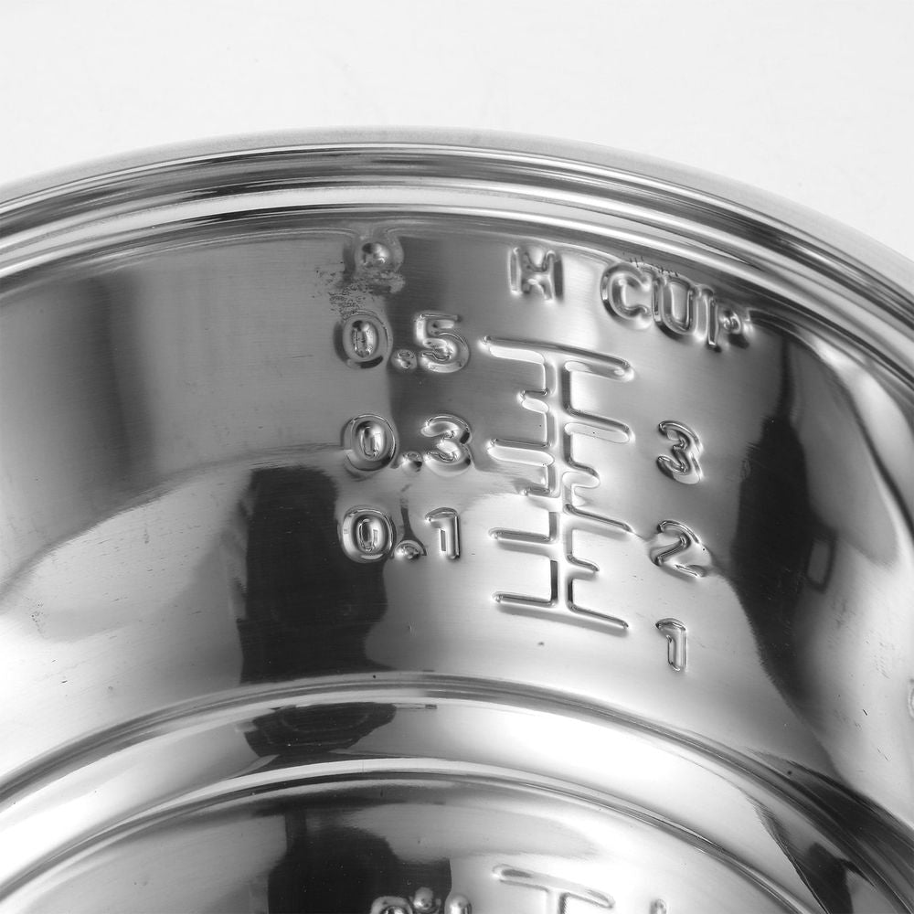 Stainless Steel Inner Pot for Rice Cooker, , Heat Distribution, Replacement Cooking Bowl, 1 Set