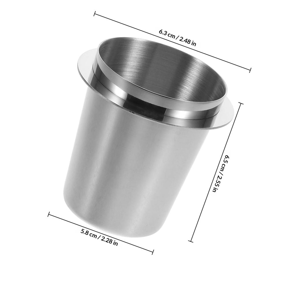 Stainless Steel Espresso Bean Dosing Cup for Espresso Machine Handle - Coffee Dosing Tool 1 Set