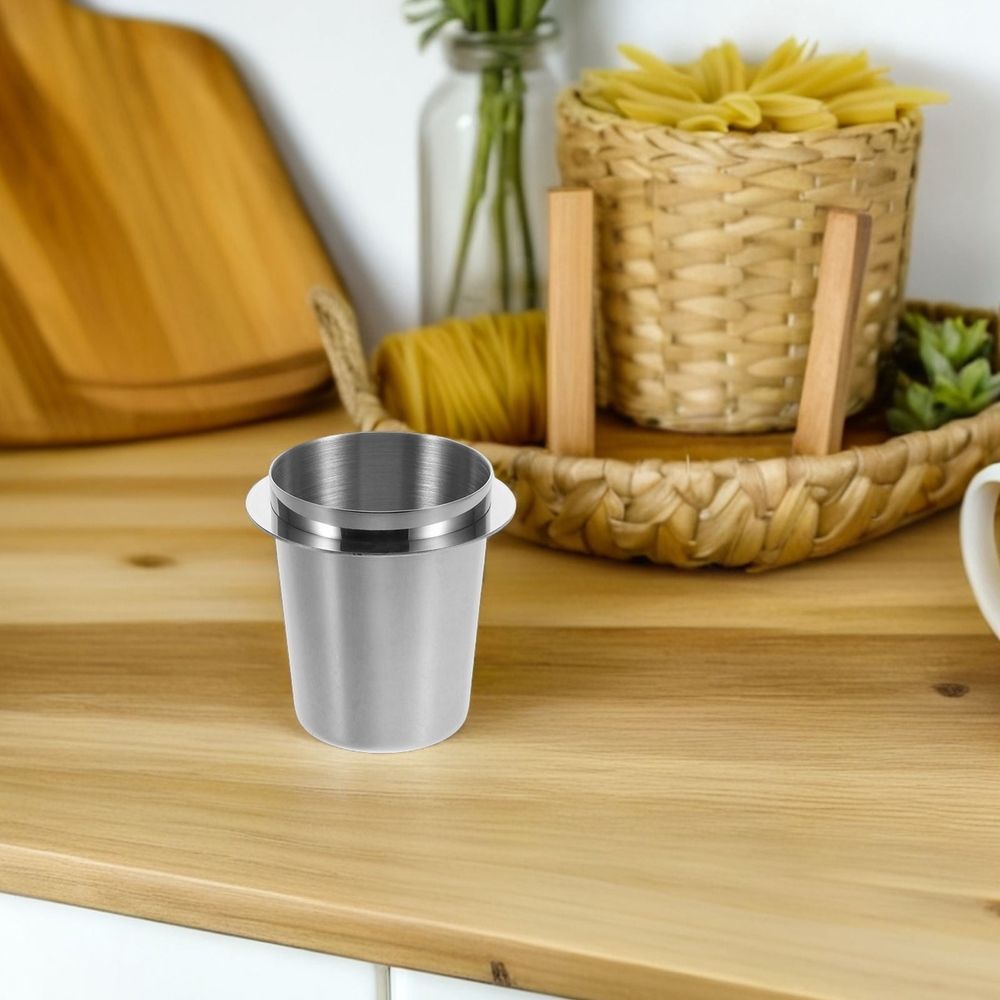 Stainless Steel Espresso Bean Dosing Cup for Espresso Machine Handle - Coffee Dosing Tool 1 Set