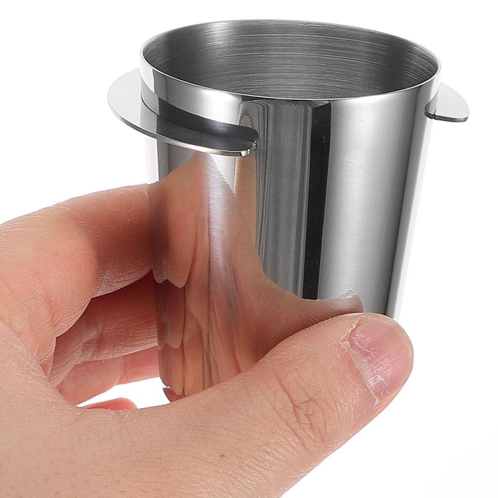 Stainless Steel Espresso Bean Dosing Cup for Espresso Machine Handle - Coffee Dosing Tool 1 Set