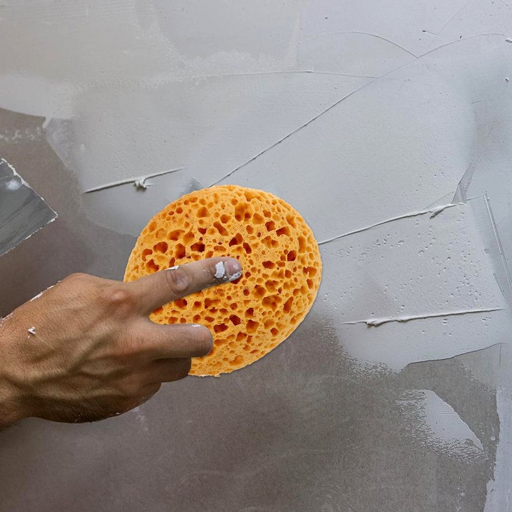 Ceiling Texture Sponge Yellow for Wall and Ceiling Repairs 8Pcs