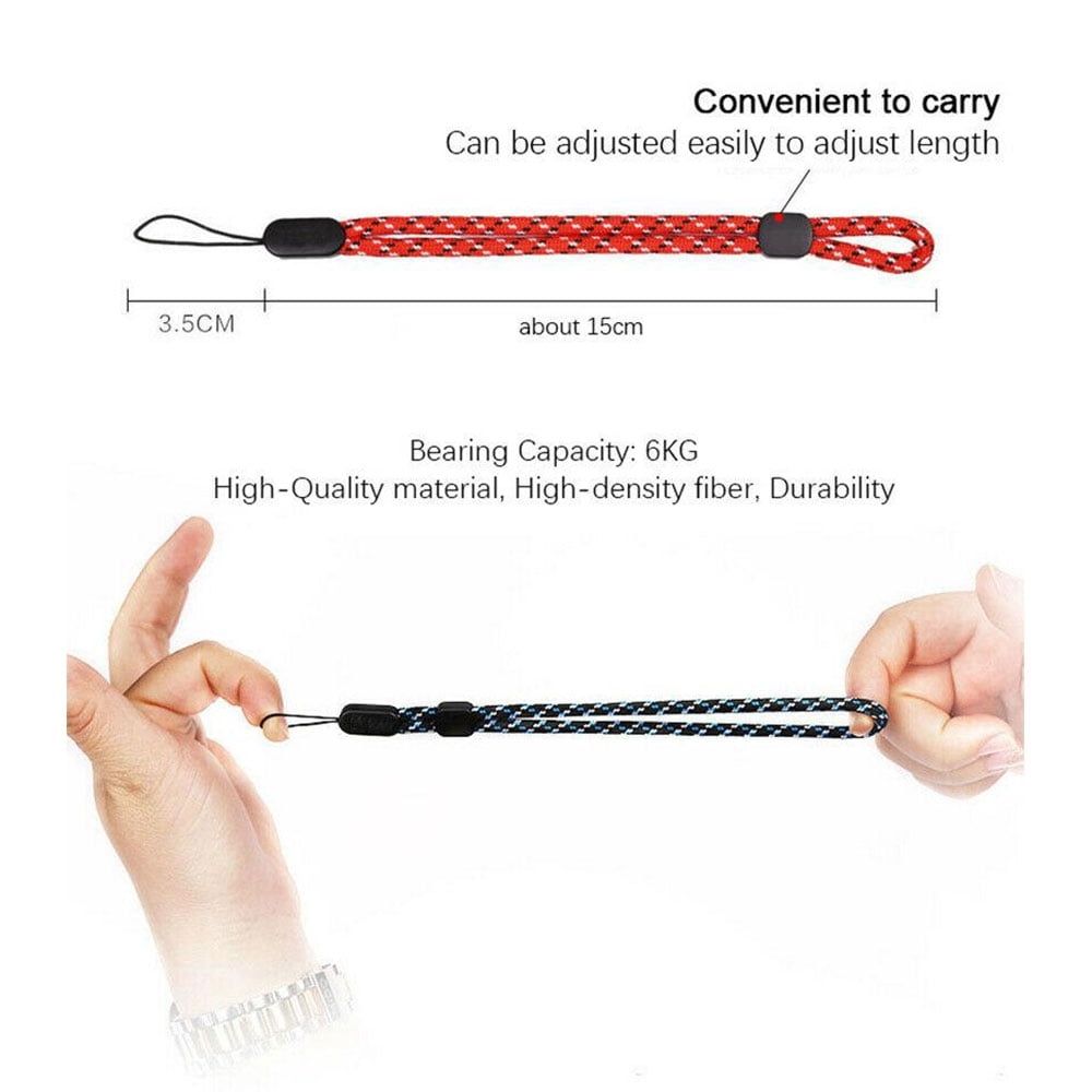 ABS Hand Wrist Strap Lanyard Hand Strap for Cell Phone Digital Camera Keychain ID Badge Holder Adjustable
